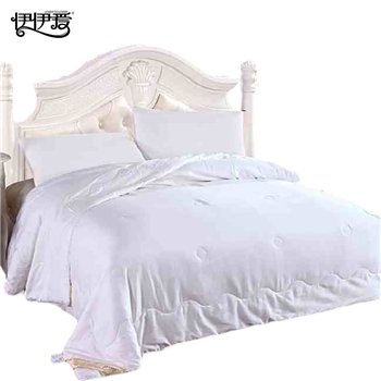 伊伊爱SC-C1W-100BN贡缎长丝绵蚕丝被200*230cm填充1000g白色